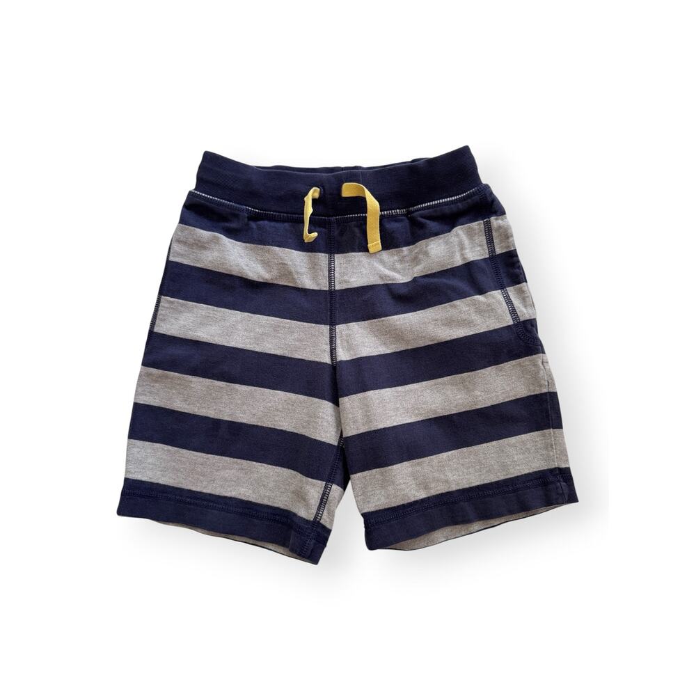 Hanna Andersson navy & gray striped shorts